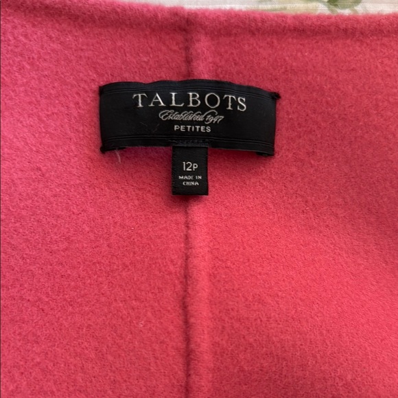 Talbots Pink boiled wool jacket and skirt set - Picture 2 of 3